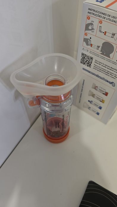 AeroChamber Plus Flow-Vu (Máscara Pequena 0-18M)