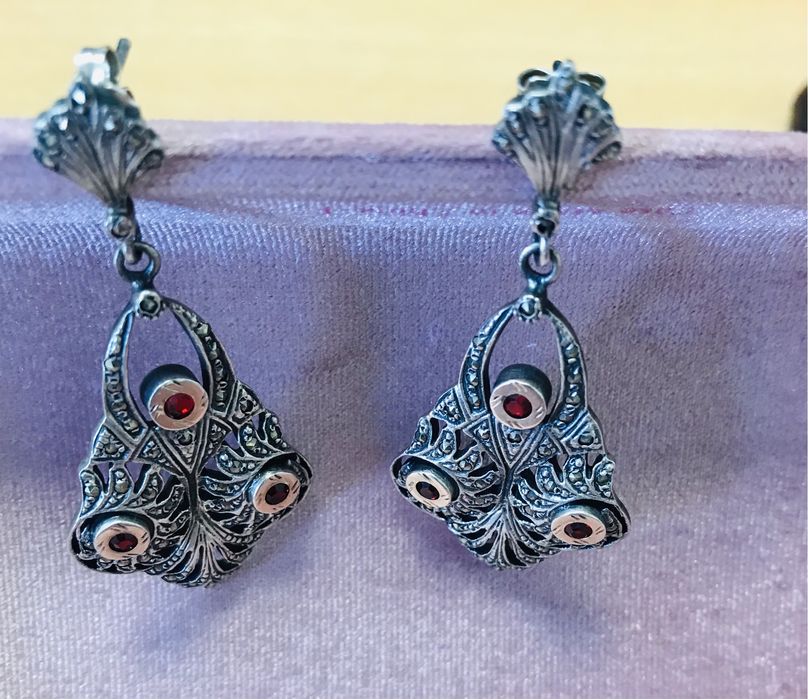 Brincos em Prata e Pedras - Rainha do Minho