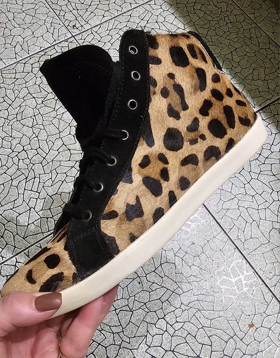 Кожаные ботинки-хайтопы " Moss copenhagen "/Дания/41р.