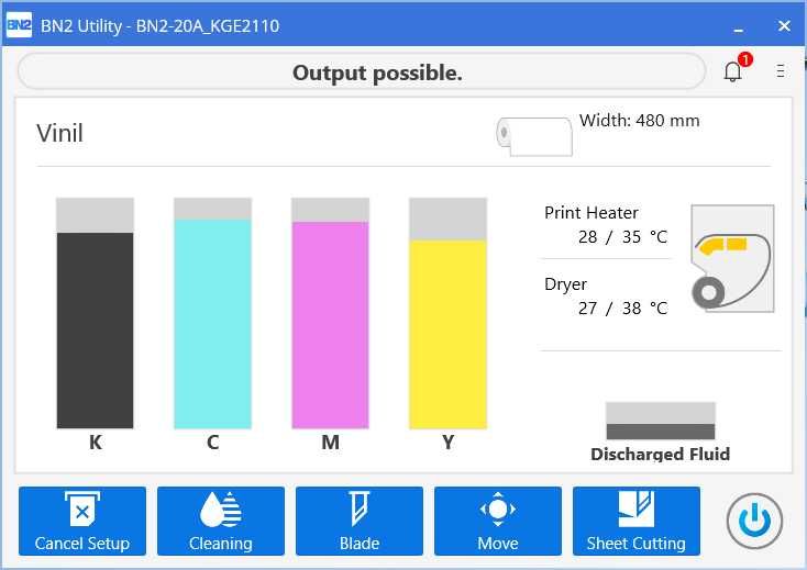 Plotter Roland BN2-20A - Impressão e Corte