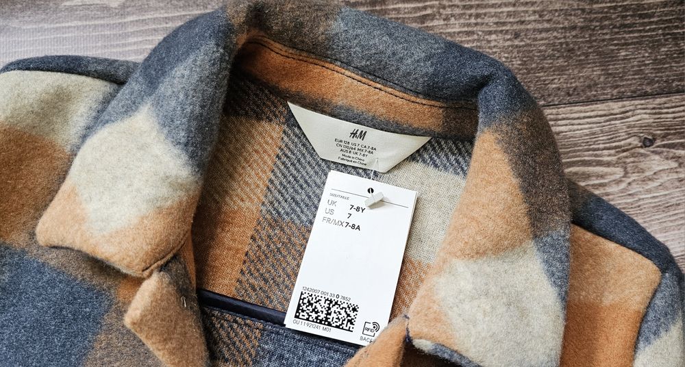 Куртка-жакет H&M для хлопчика 7–8 років, нова
