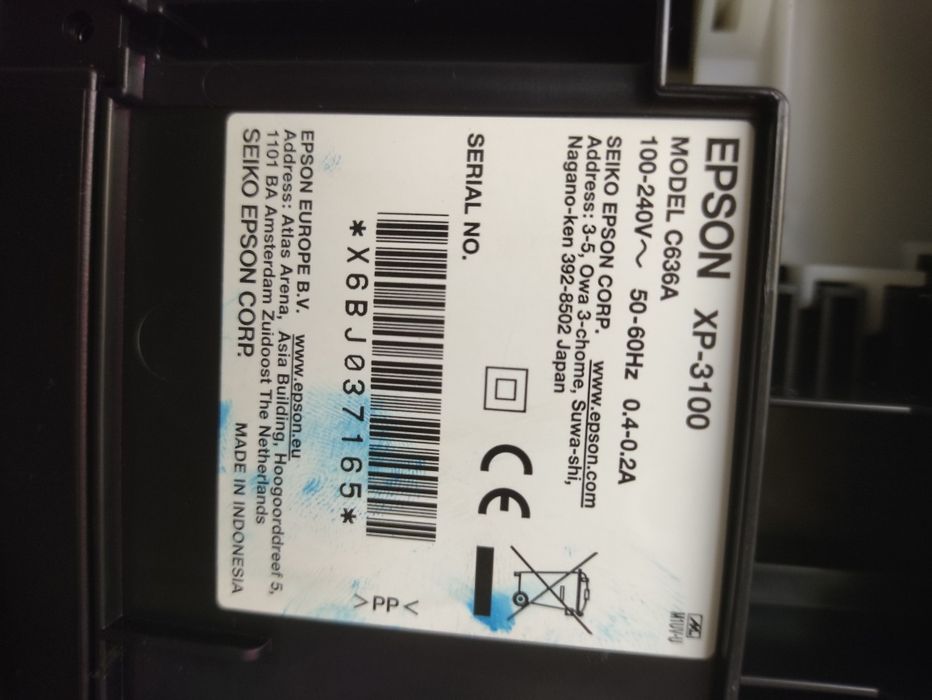 Drukarka Epson XP 3100