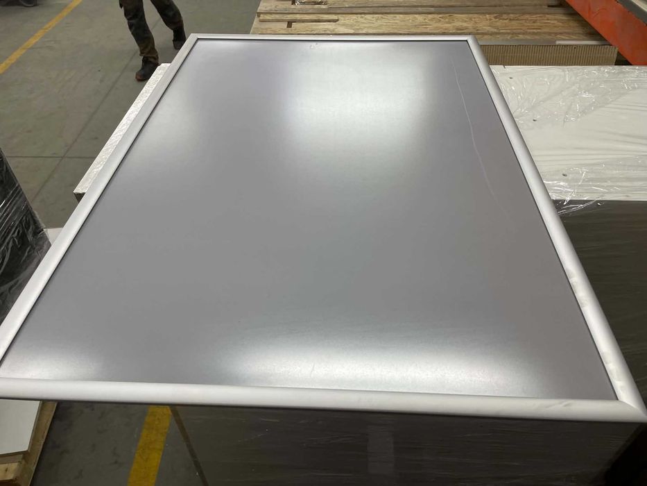 10 szt ram plakaty aluminium szare 103x73 cm