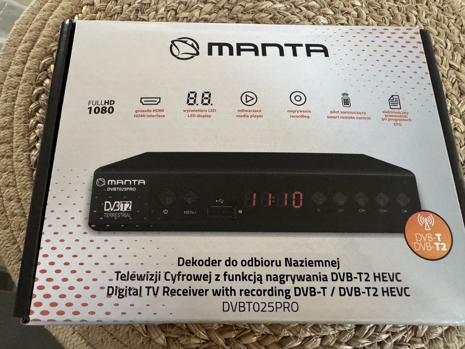 Manta Tuner DVBT jak nowy
