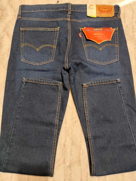 Levis 512 Slim Taper Nowe spodnie jeansy W36 L32