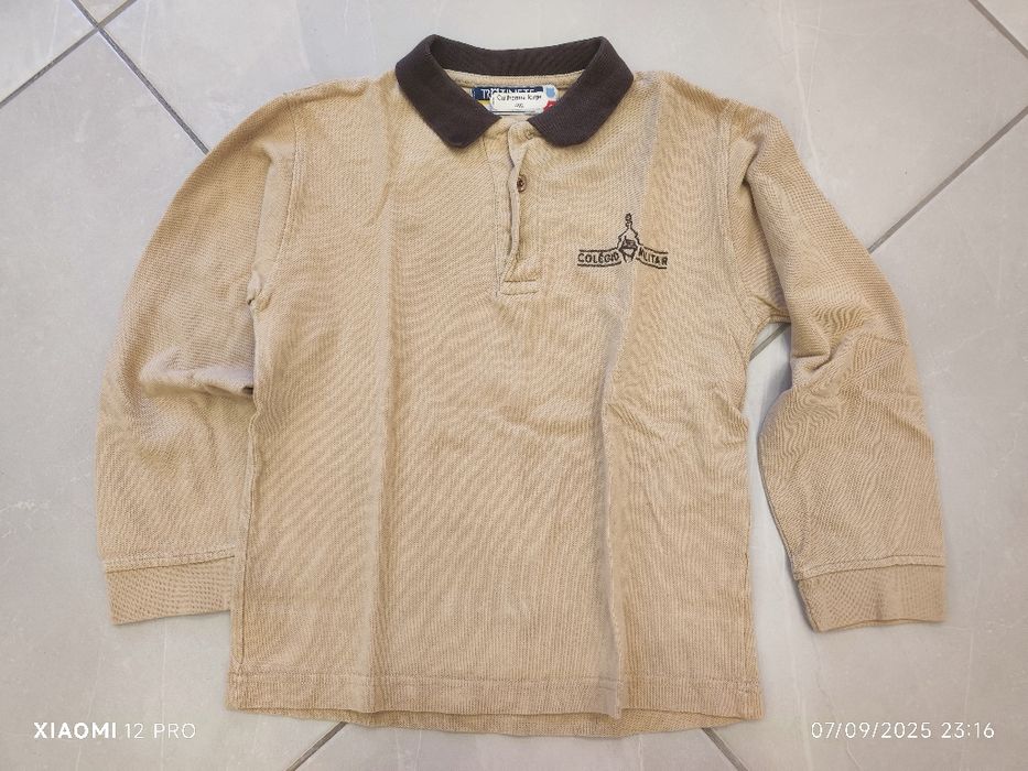 Pólo manga comprida Farda Colégio Militar 1 Ciclo