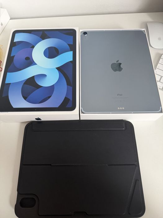 iPad Air 4 256gb Blue WiFi + Cellular + klawiatura