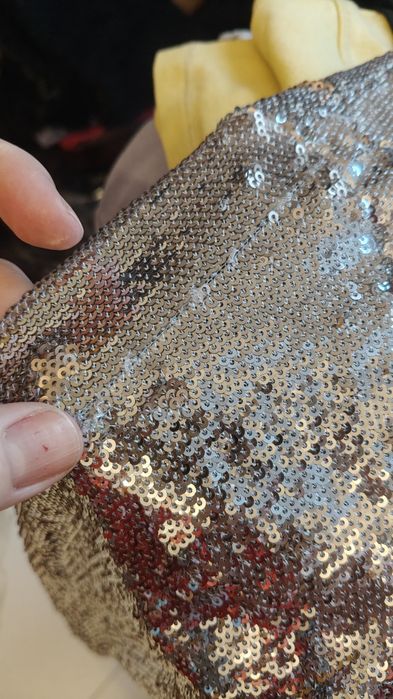 Srebrna koszula w cekiny Zara rozmiar xs