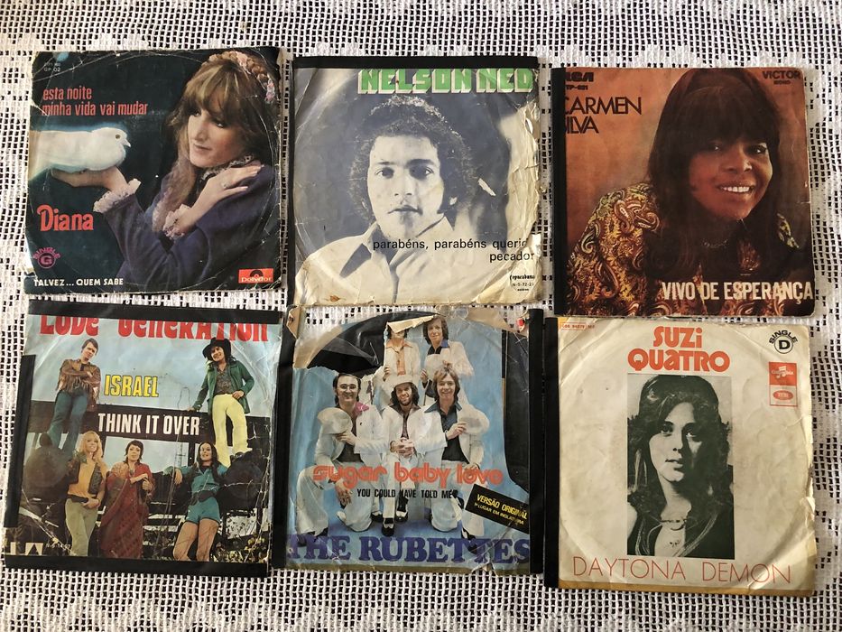 Discos singles de vinil