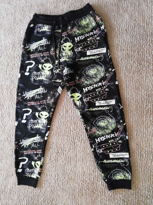 Jogger estampado Aliens (calças fato treino unisexo) - Portes grátis