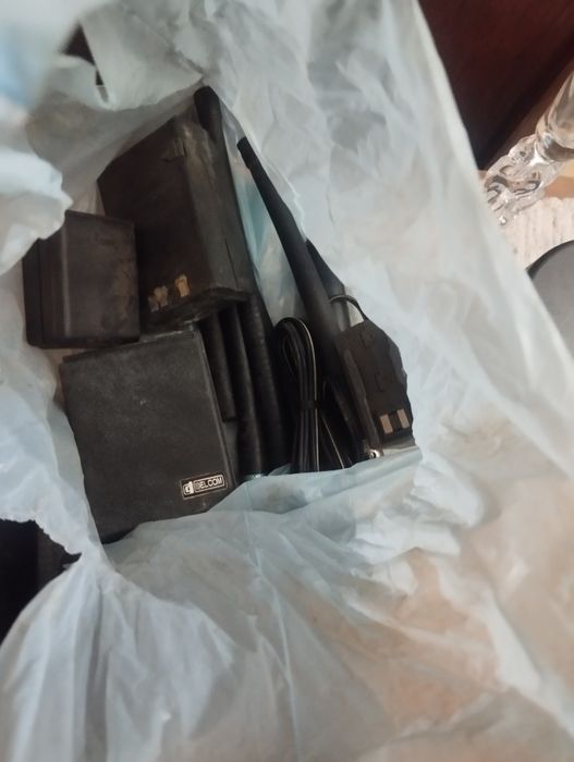 Lote de rádios transceptor de banda aérea icom