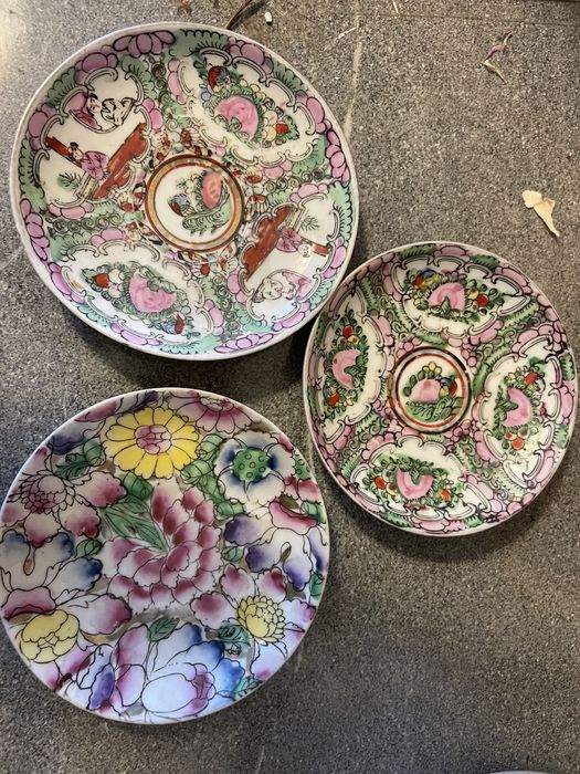 2 Chavenas e Pires porcelana Macau