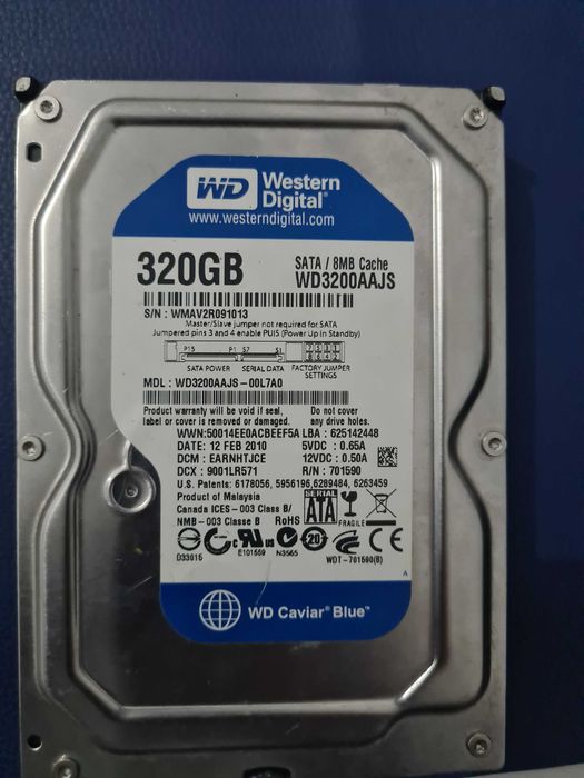WD Hdd de 320 GB com Windows 11 e office 2021 instalado