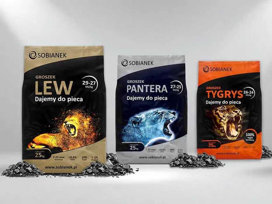 ekogroszek wysoko kaloryczny węgiel workowany groszek SOBIANEK