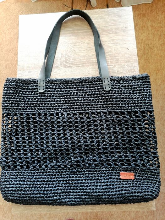 Сумка из натуральной рафии.