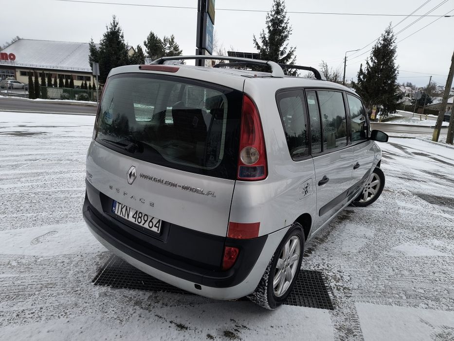 Renault Espace 1.9 DCI 120km 2003rok 7osób alufelgi 17r. Długie opłaty