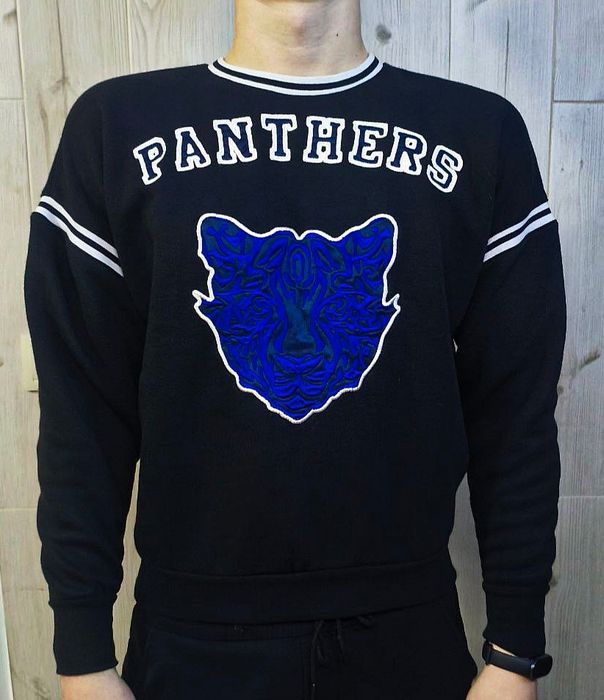 Світшот Primark "Panthers" у стилі Vintage College / Oversize