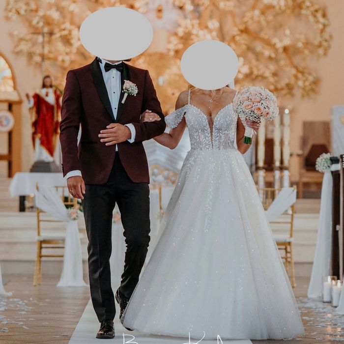 Suknia ślubna i 3 m welon