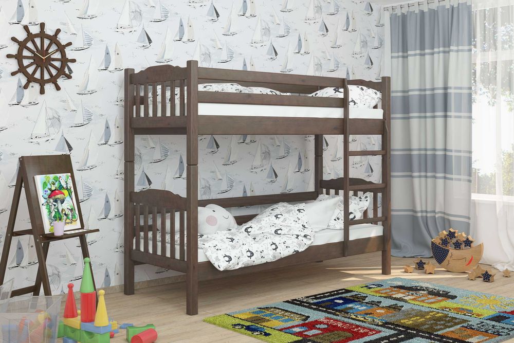 2х ярусная кровать.Кровать из массива бука