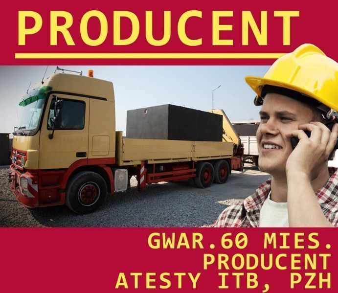 SZAMBA Betonowe 10m3 Producent ITB PZH OPOLE zbiornik na szambo TANIO