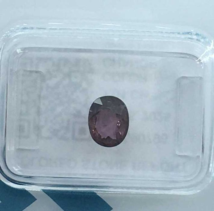 Safira 1,01 ct cor exótica