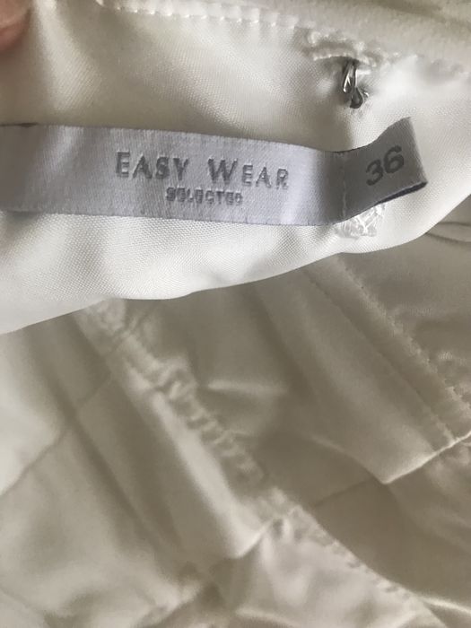 Vestido de Noiva Modelo Sereia, Cor Pérola S/34