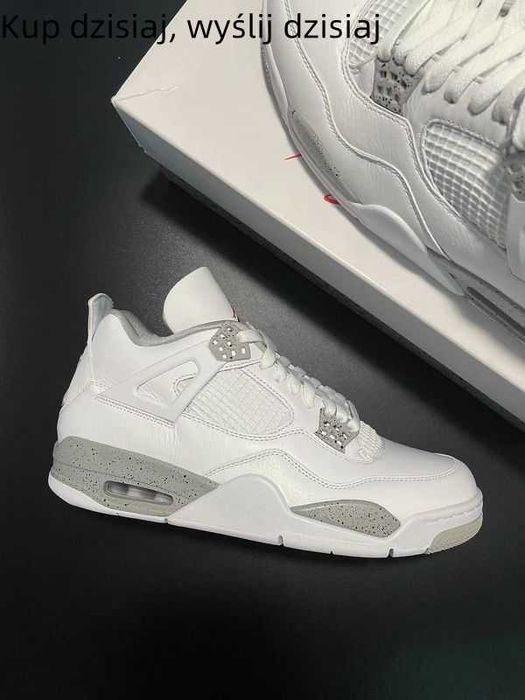 AutentycznyButydokoszykówkiJORDAN4RetroWhiteOreonoweunisex:41