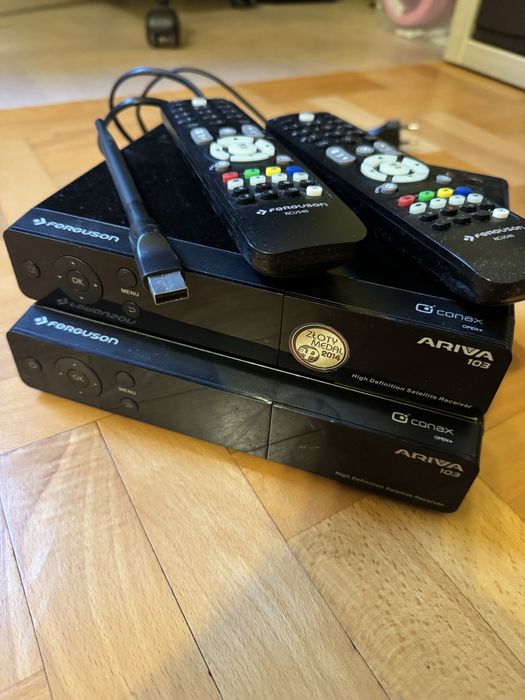 2x Ferguson Ariva 103 + piloty + WiFi USB – dekoder cccam