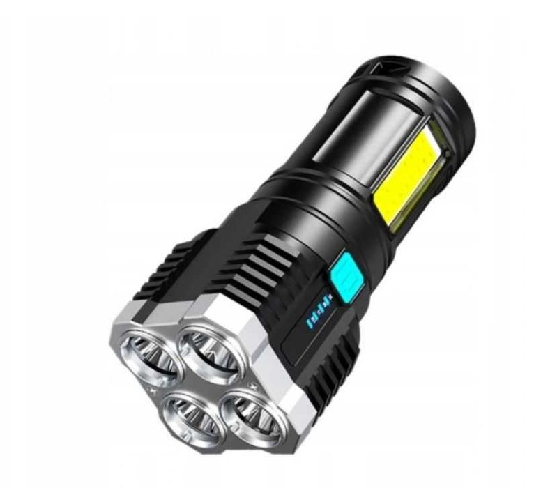 Latarka LED L-S03 akumulator 18650 4 tryby pracy