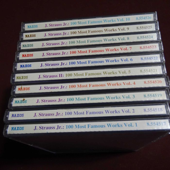 Johann Strauss Jr.-Colecção de 10 CDs