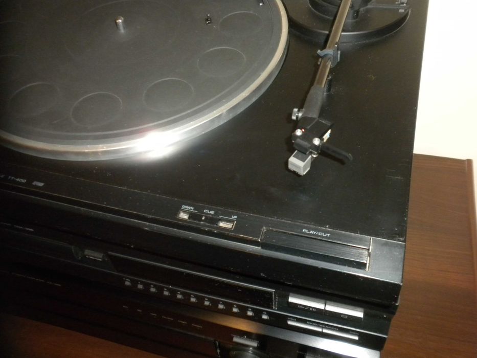 ZESTAW HI-FI Yamaha Gramofon / CD / Wzmacniacz OKAZJA TT-400/CD/AX-396