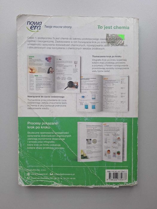 Podręcznik do chemii klasa 1 nowa era