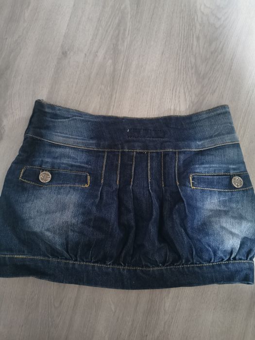 Dżinsowa mini spódniczka S