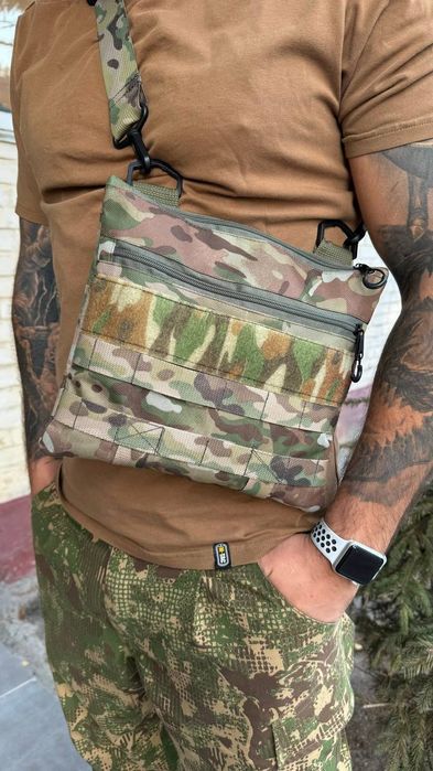 Тактична сумка через плече / месенджер / Тактическая сумка / Кобура