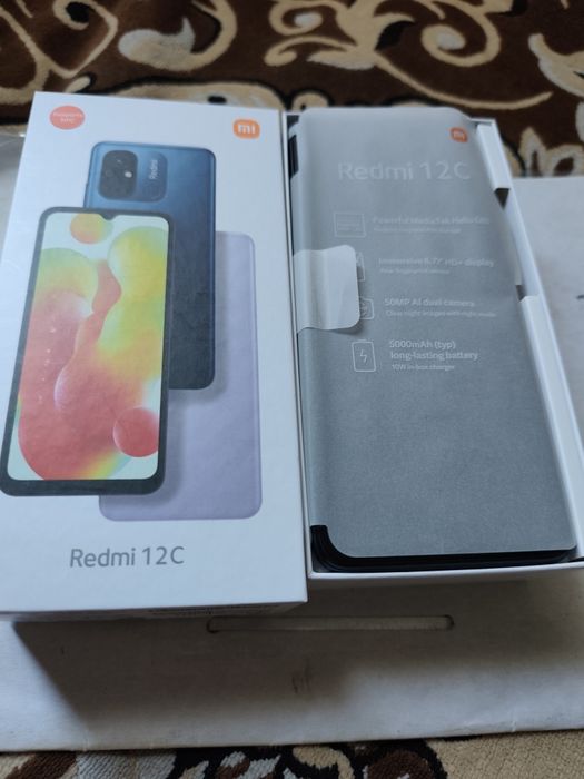 Полный комплект Xiaomi redmi 12C 4/128.Новый.