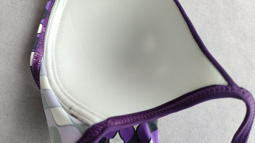 Fioletowy usztywniany stanik 75 B Verano góra stroju kąpielowego S