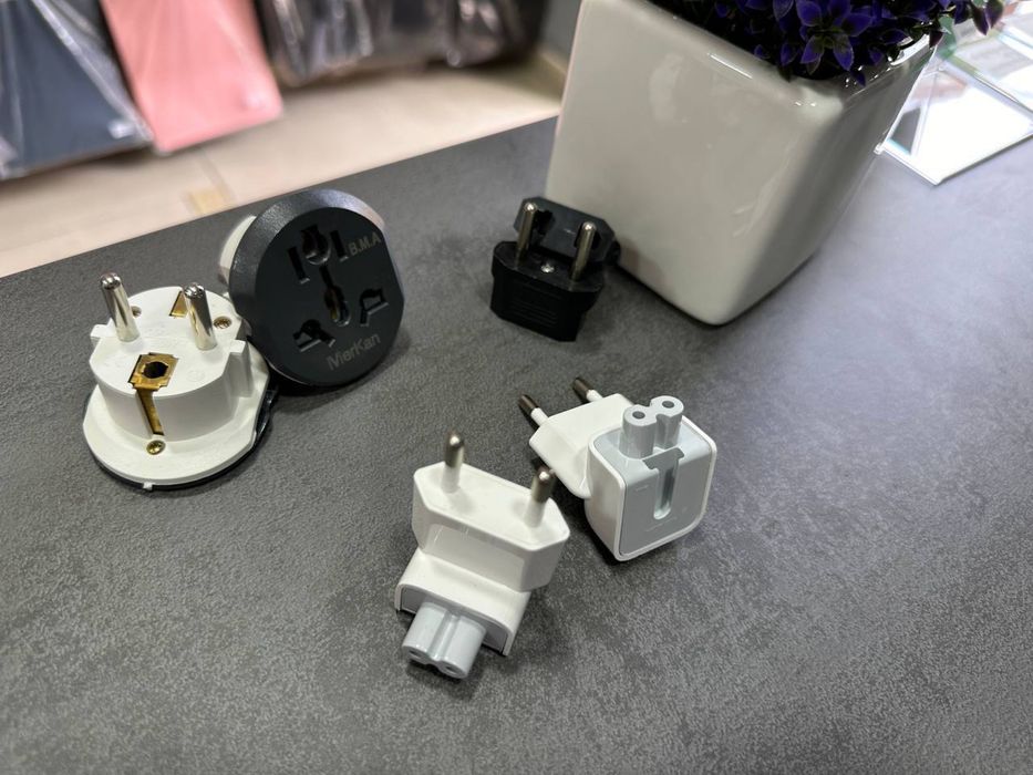 Євро Вилка Apple MagSafe USB Для Зарядки Power Adapter Переходник Евро