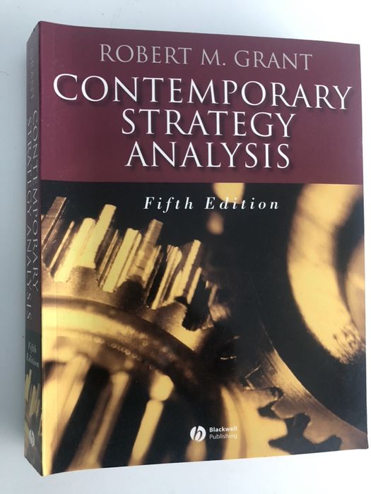 Livro “Contemporary Strategy Analysis” de Robert M.Grant