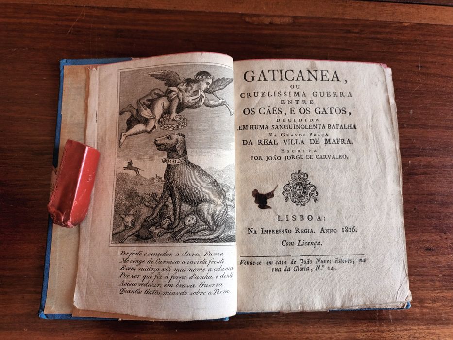GATICANEA POR João Jorge de Carvalho, 1816 ( RARO )