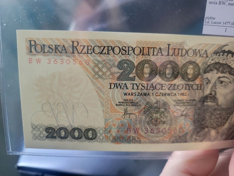 2000 tysięcy złotych 1982 MieszkoI