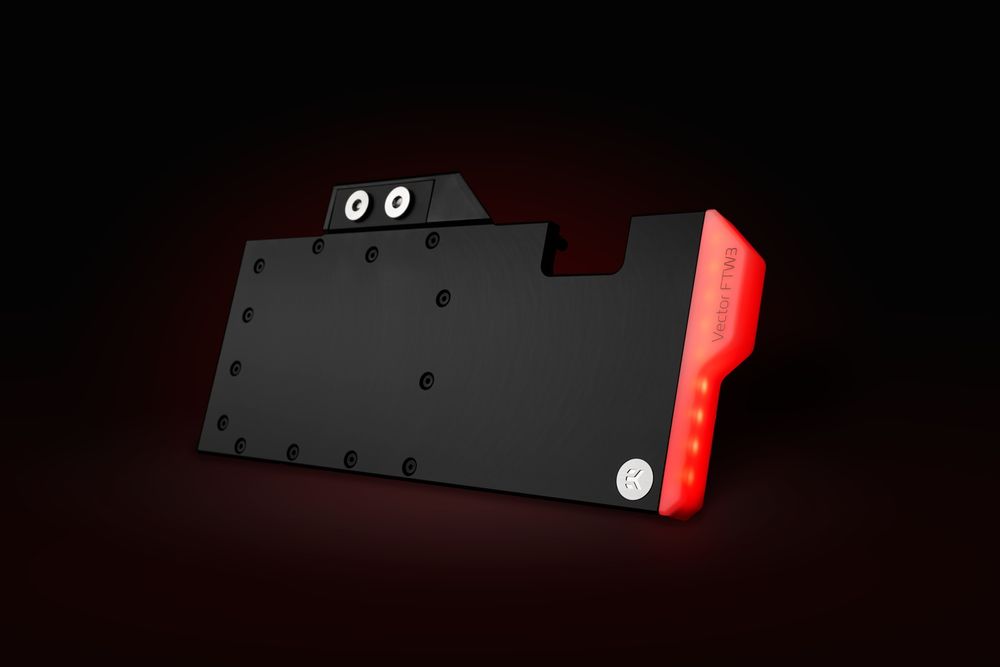 EKWB Bloco de água Quantum Vector FTW3 - RTX 3070 DRGB Níquel + Acetal