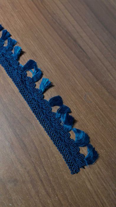Taśma koronkowa ciemny granat- 5m