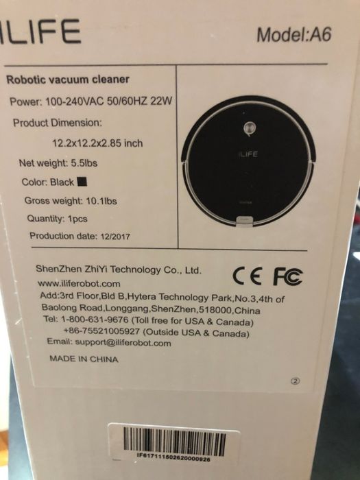 Aspirador Robo Ilife A6 com novo.