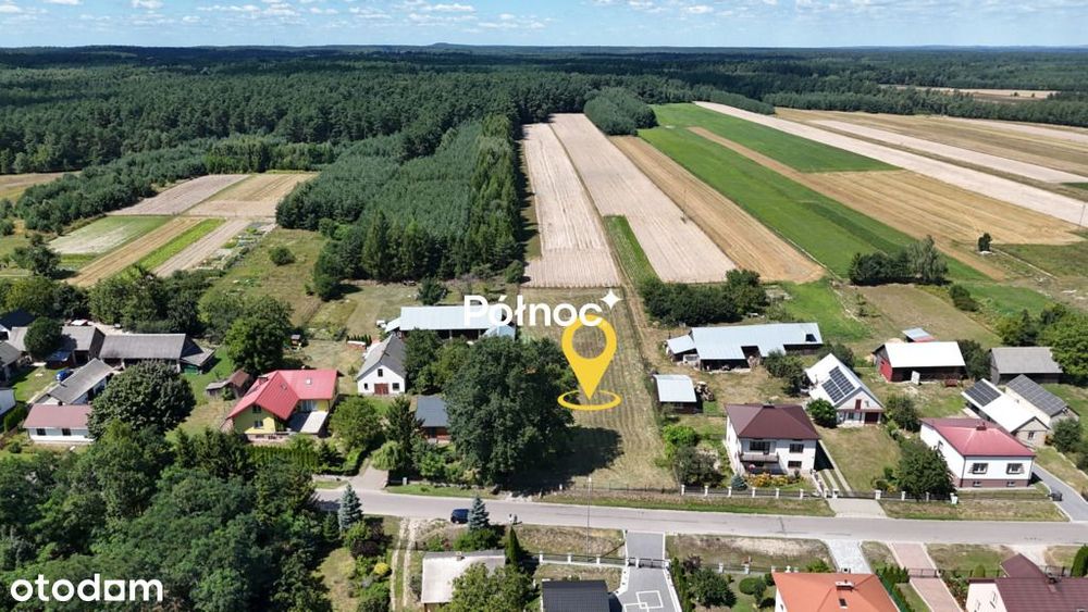 Działka budowlana z możliwością podziału