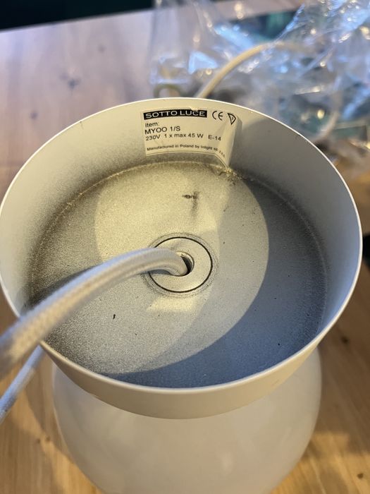 3 sztuki Sotto Luce lampa wisząca MYOO Biały połysk 1/S