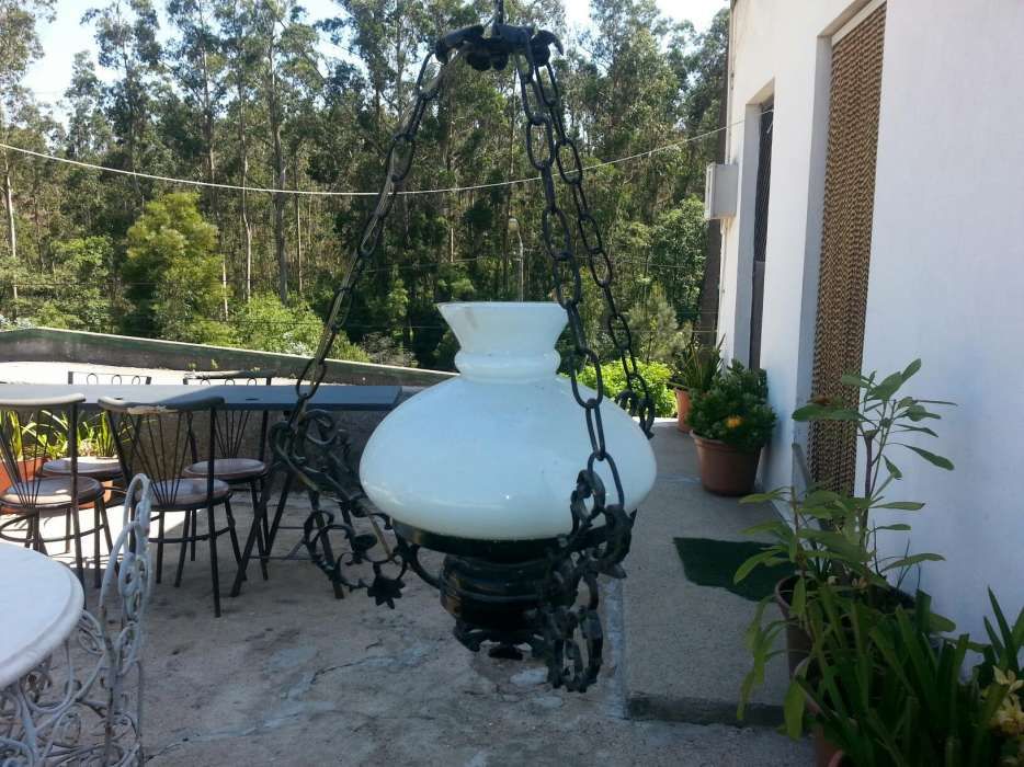 Candeeiro ferro de teto