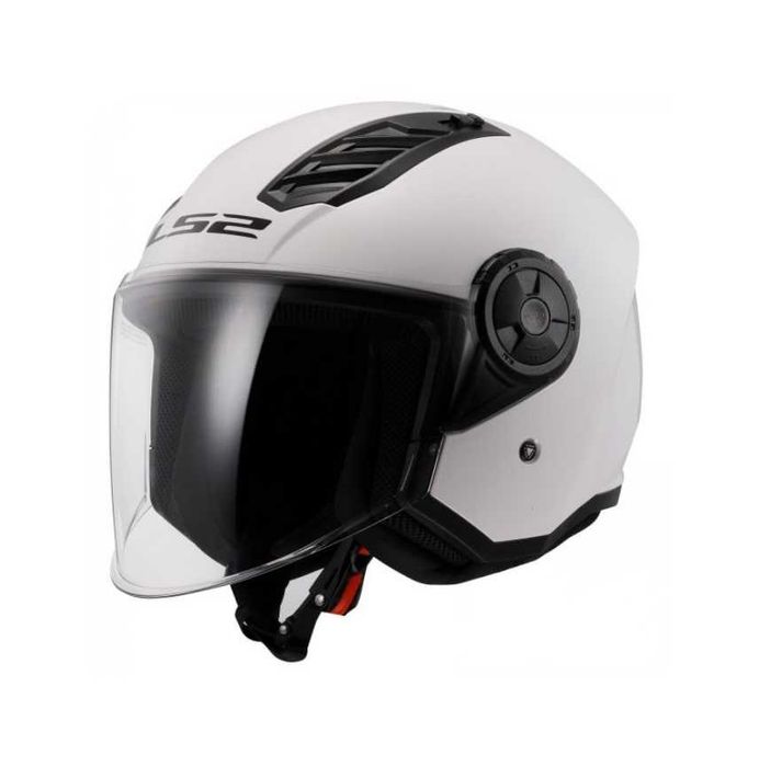 Nowy!!! Kask LS2 OF616 AIRFLOW II Choper retro otwarty biały czarny