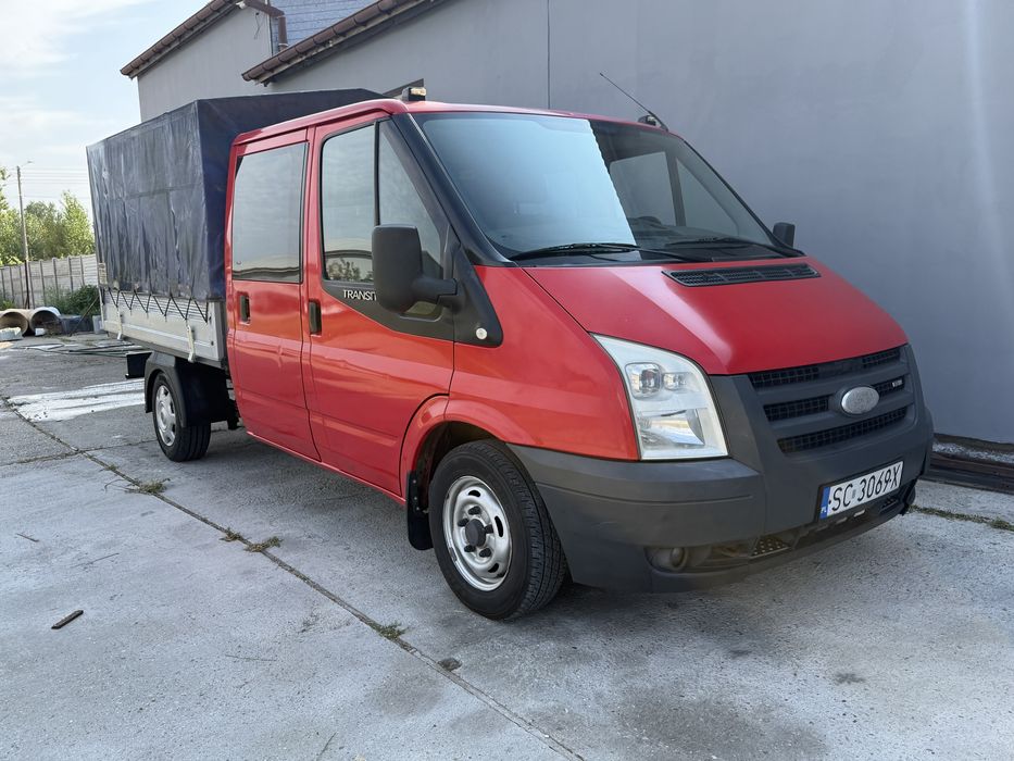 Ford transit brygadowka wywrot 7 osobowy