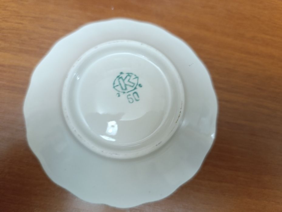 Кавово-чайний сервіз «Волошки» порцеляновий Коростень