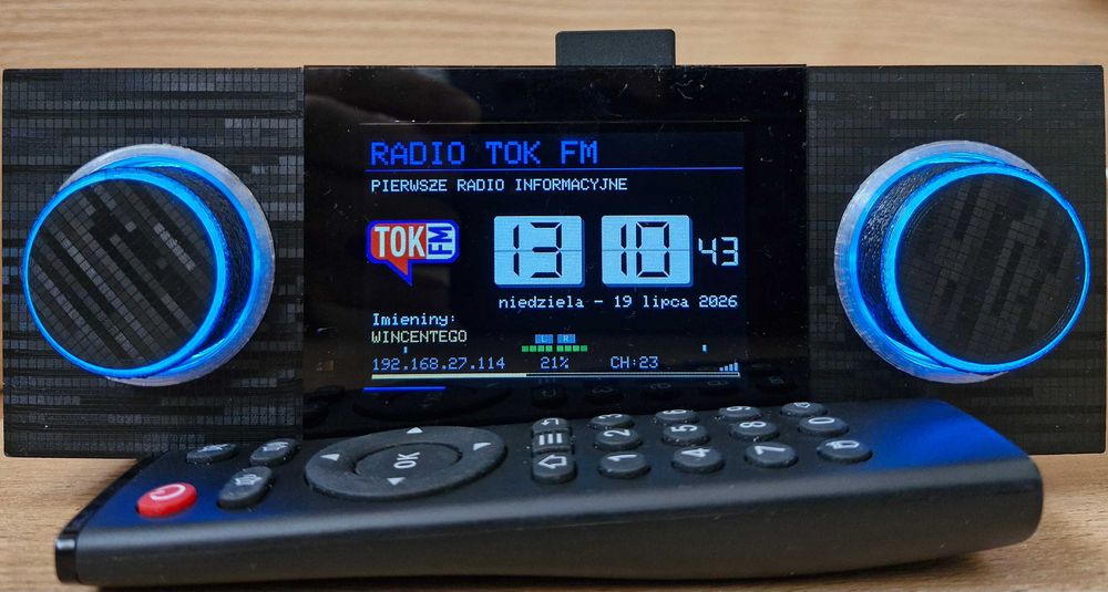 Obudowa do radia internetowego yoradio 3,5" yoRadio, streamer, mp3